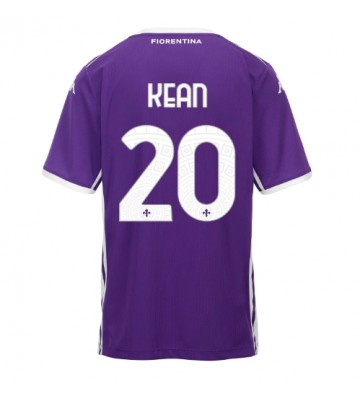 Fiorentina Moise Kean #20 Hjemmebanetrøje 2025-26 Kortærmet